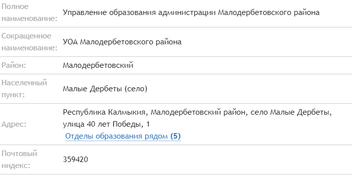 Отдел кадров Управления образования, культуры, спорта и молодежной политики АМРМО РК.